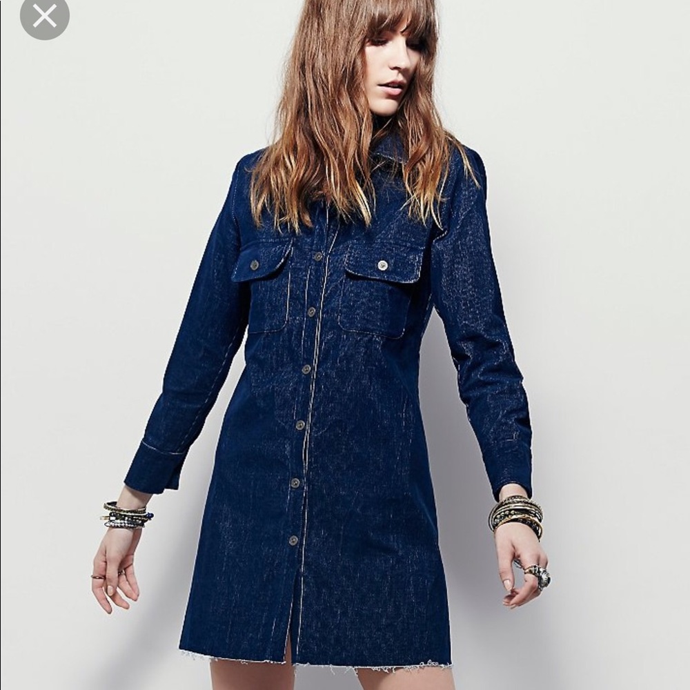 🦕Free People Corduroy shift dress 👗 - Picture 2 of 6